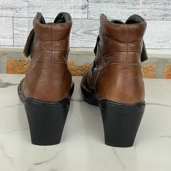 Josef Seibel Leather Tina Heel Ankle Boots size 40/8.5 - Picture 5 of 15